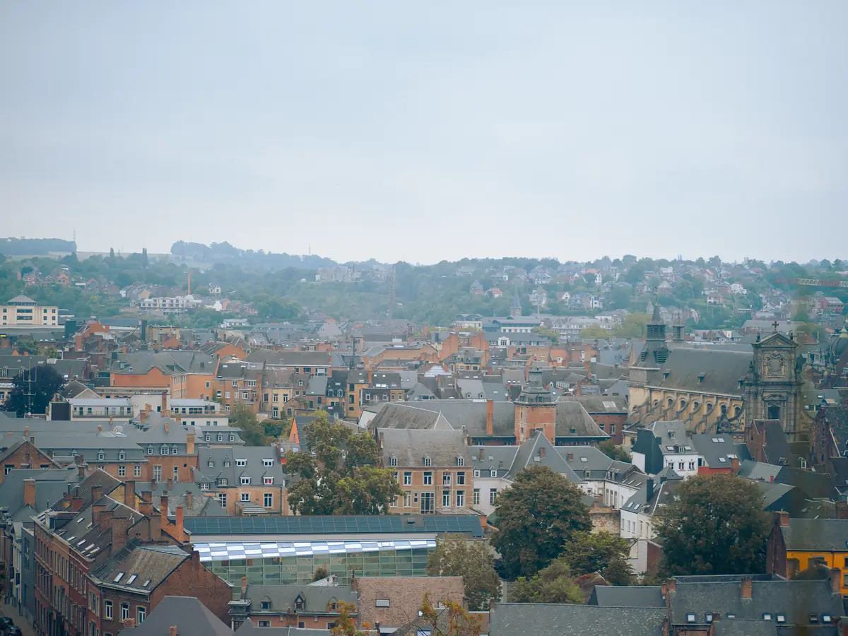 Skyline charmant de Namur, en Belgique, avec son architecture historique et ses points de vue
